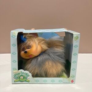 Cabbage Patch Kids Adopt 'N Luv Pet with Gray and Tan Fur Yorkie